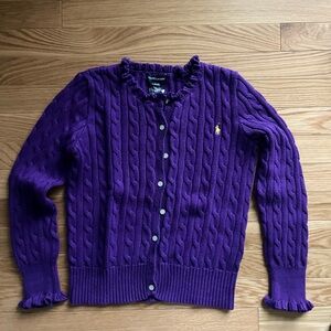 Purple kids Ralph Lauren sweater